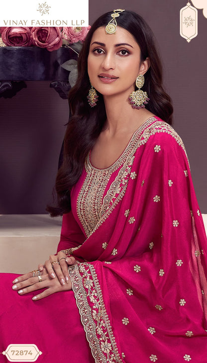 Kuleesh Blaze Vinay Fashion Llp Chinon Anarkali Salwar Suits Supplier Gujarat