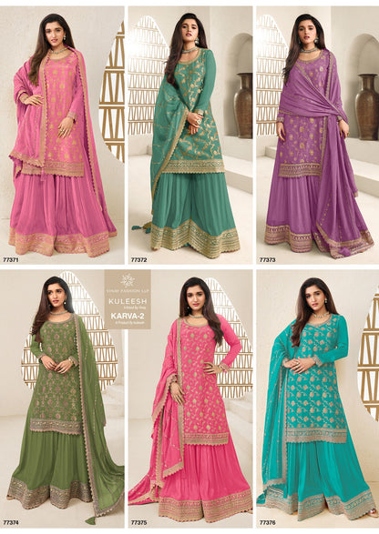 Kuleesh Karva 2 Vinay Fashion Llp Sharara Style Suits Manufacturer India