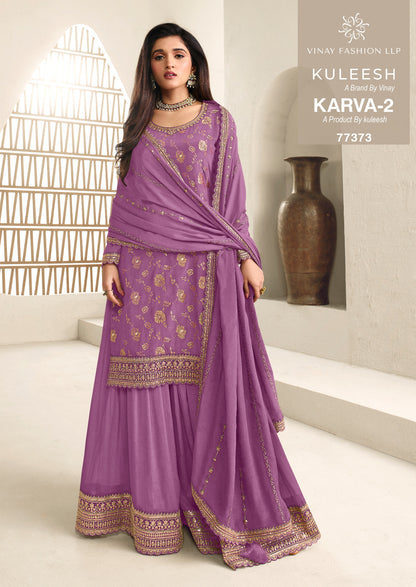 Kuleesh Karva 2 Vinay Fashion Llp Sharara Style Suits Manufacturer India