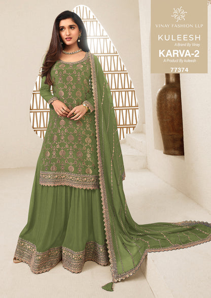 Kuleesh Karva 2 Vinay Fashion Llp Sharara Style Suits Manufacturer India