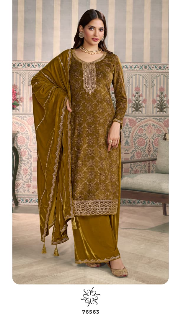 Kuleesh Mrinal Vinay Fashion Llp Velvet Suits Exporter Ahmedabad