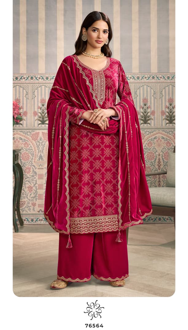 Kuleesh Mrinal Vinay Fashion Llp Velvet Suits Exporter Ahmedabad
