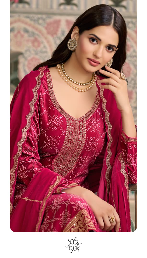 Kuleesh Mrinal Vinay Fashion Llp Velvet Suits Exporter Ahmedabad