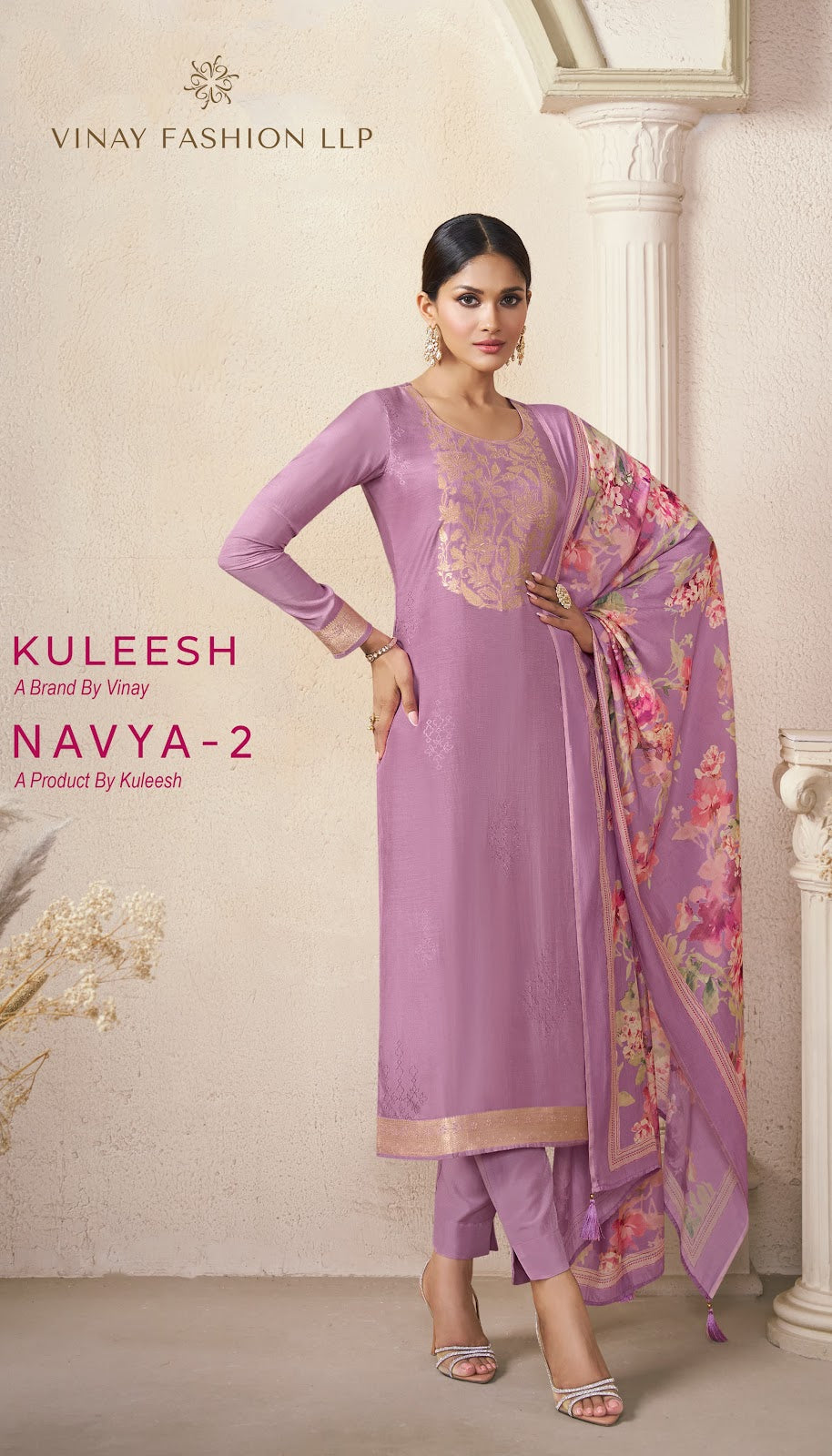 Kuleesh Navya 2 Vinay Fashion Llp Pant Style Suits Wholesaler
