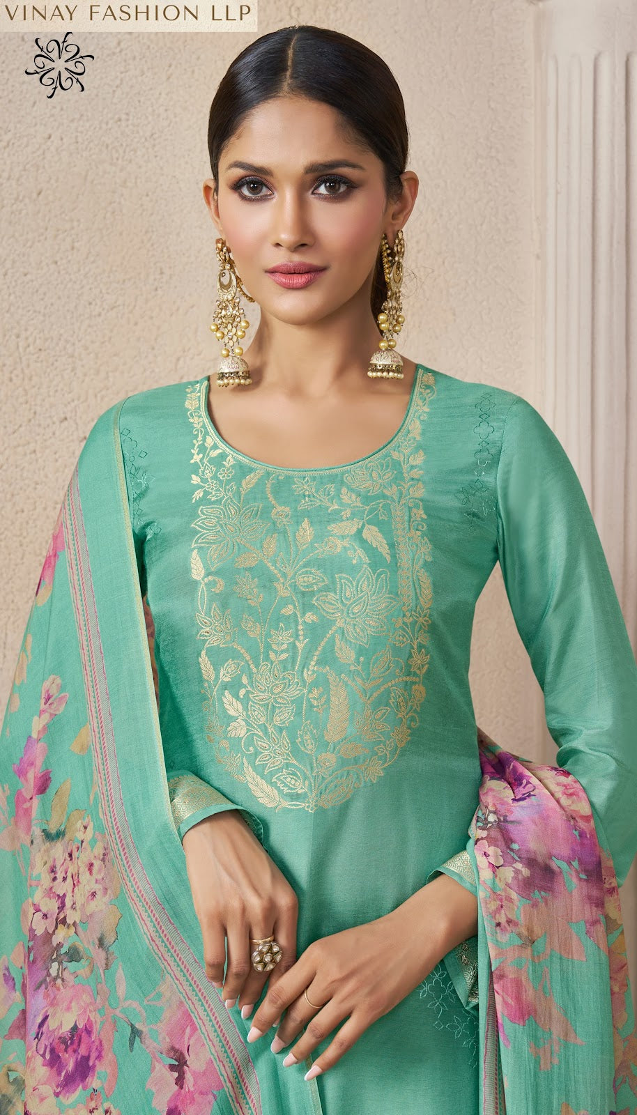 Kuleesh Navya 2 Vinay Fashion Llp Pant Style Suits Wholesaler