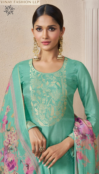 Kuleesh Navya 2 Vinay Fashion Llp Pant Style Suits Wholesaler