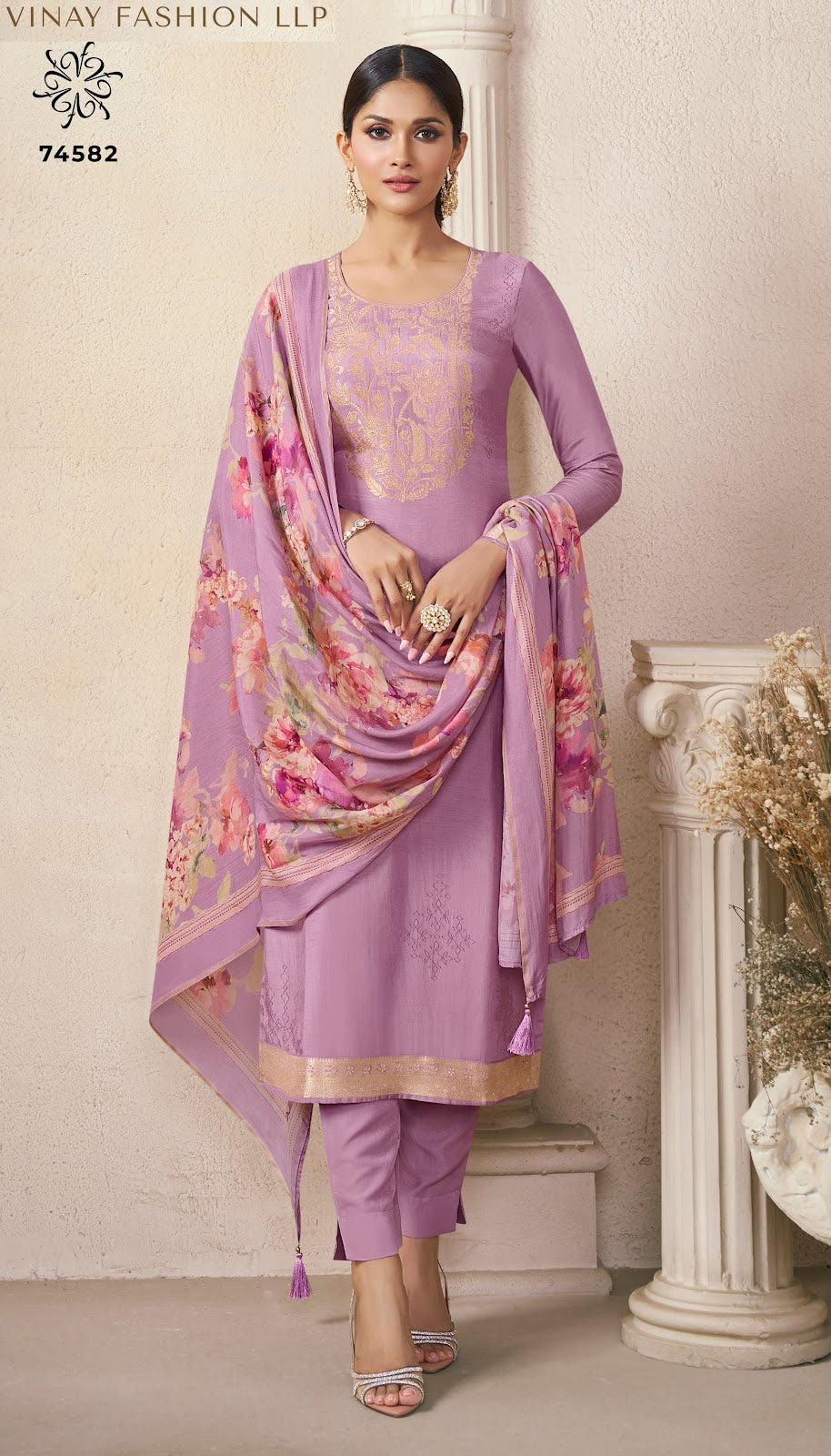 Kuleesh Navya 2 Vinay Fashion Llp Pant Style Suits Wholesaler