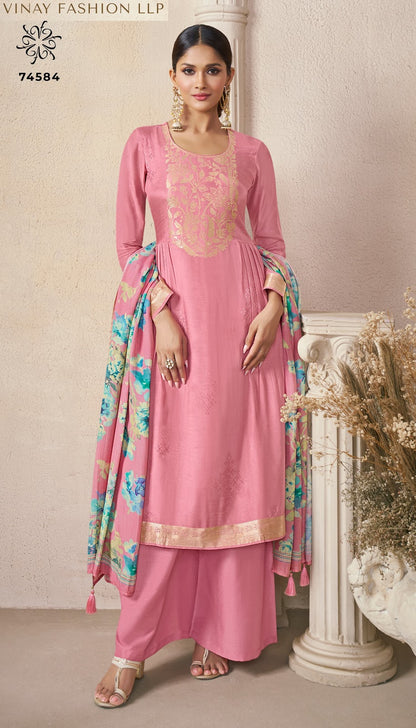 Kuleesh Navya 2 Vinay Fashion Llp Pant Style Suits Wholesaler