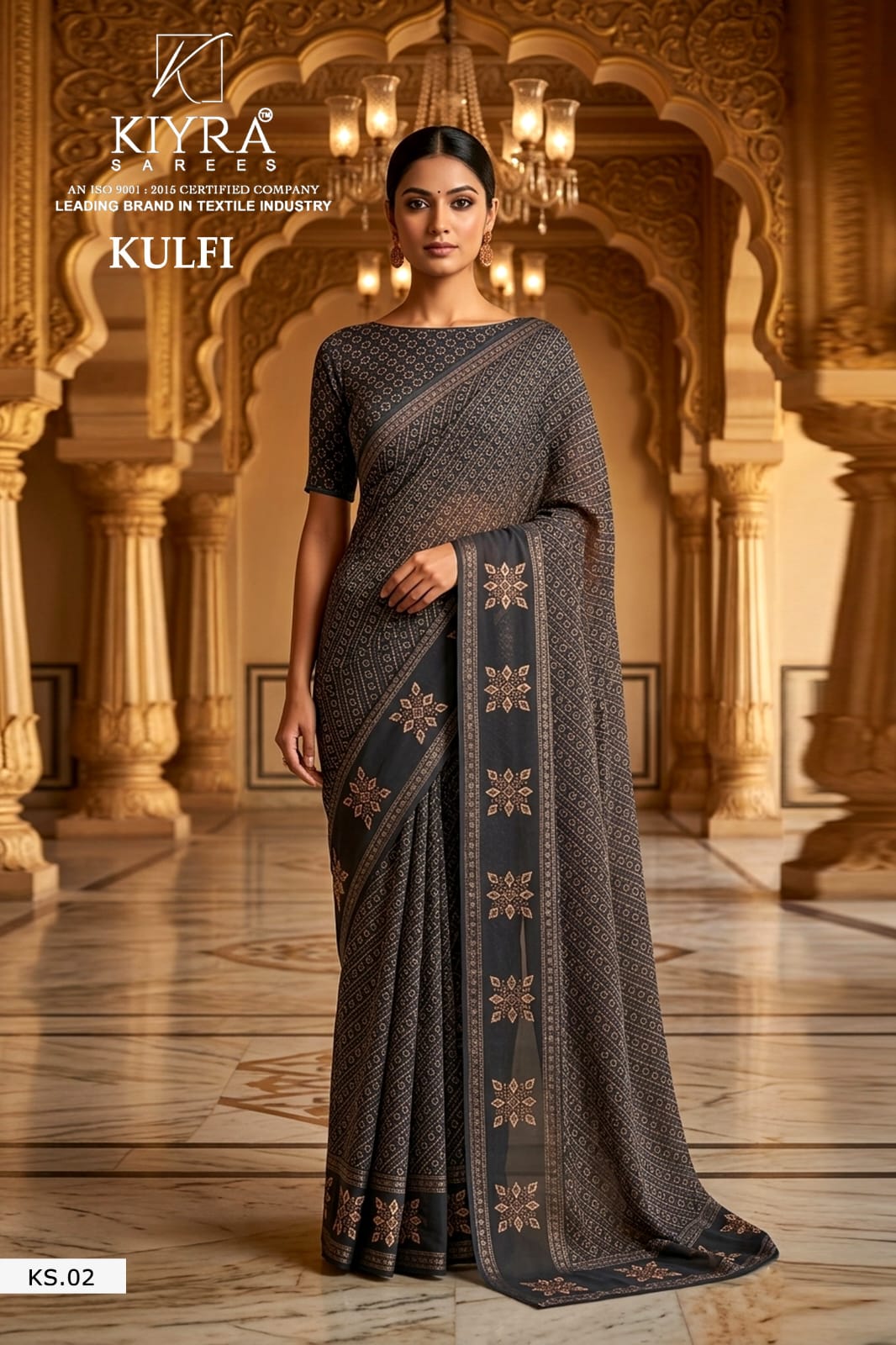 Kulfi Kiyra Weightless Sarees Supplier Gujarat