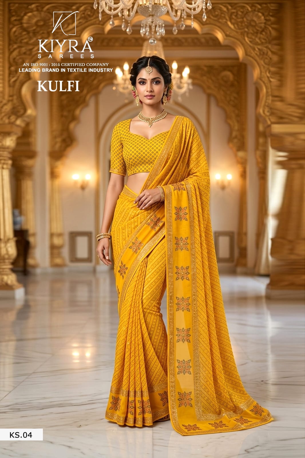 Kulfi Kiyra Weightless Sarees Supplier Gujarat
