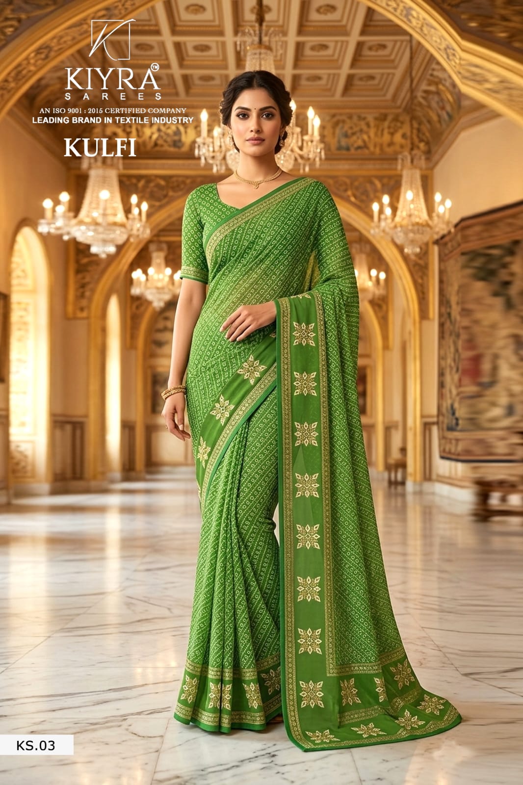 Kulfi Kiyra Weightless Sarees Supplier Gujarat