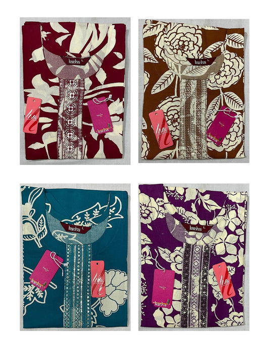 Kumari 0109 Kanha Reyon Kurti With Pocket Supplier