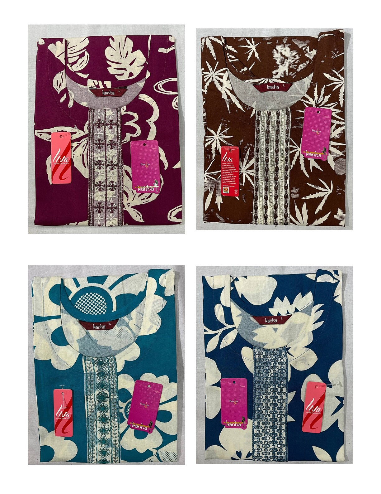 Kumari 0910 Kanha Reyon Kurti With Pocket Supplier Ahmedabad