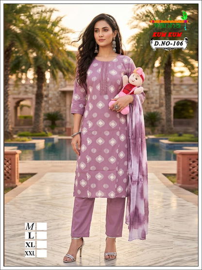 Kumkum Kanha Liva Reyon Feeding Readymade Suit Manufacturer India