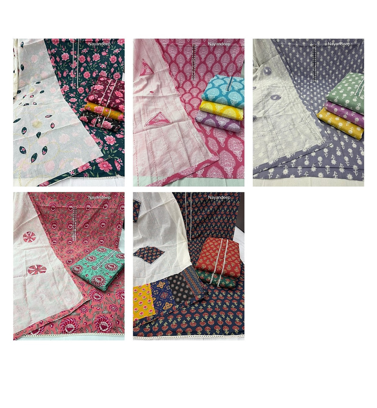 Kumkum Nayandeep Cotton Dress Material Exporter Ahmedabad