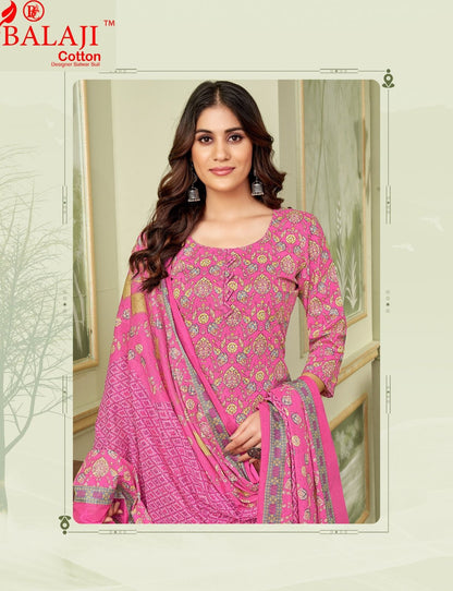 Kumkum Vol 36 Balaji Readymade Cotton Pant Suits Exporter Gujarat