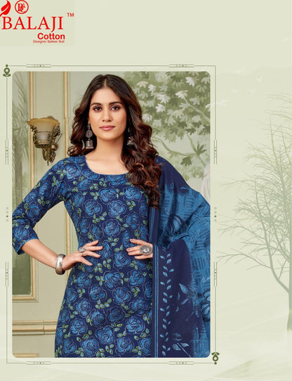 Kumkum Vol 36 Balaji Readymade Cotton Pant Suits Exporter Gujarat
