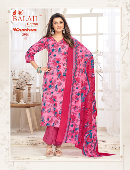 Kumkum Vol 39 Balaji Cotton Dress Material Wholesaler Ahmedabad