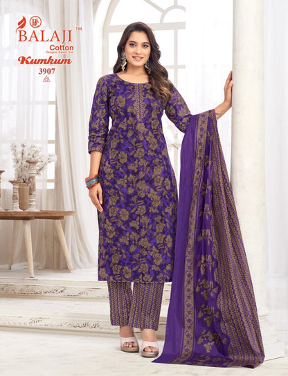 Kumkum Vol 39 Balaji Cotton Dress Material Wholesaler Ahmedabad