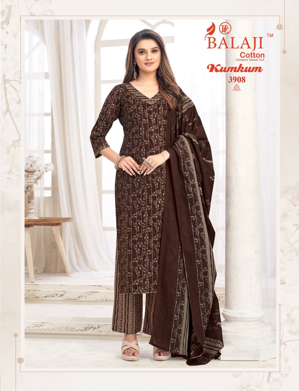 Kumkum Vol 39 Balaji Cotton Dress Material Wholesaler Ahmedabad