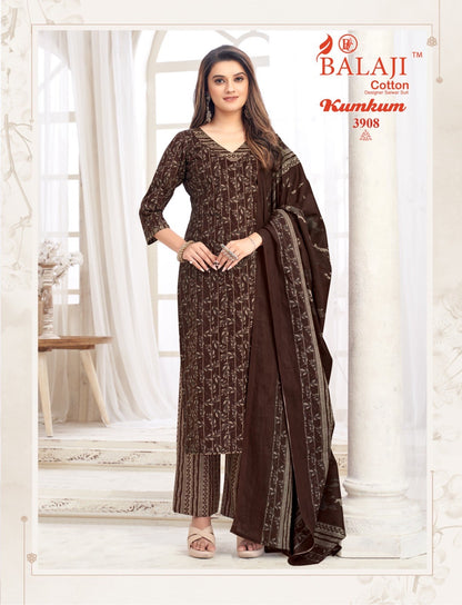 Kumkum Vol 39 Balaji Cotton Dress Material Wholesaler Ahmedabad