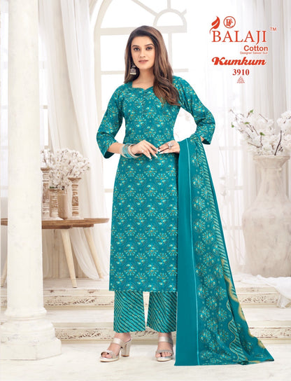 Kumkum Vol 39 Balaji Cotton Dress Material Wholesaler Ahmedabad