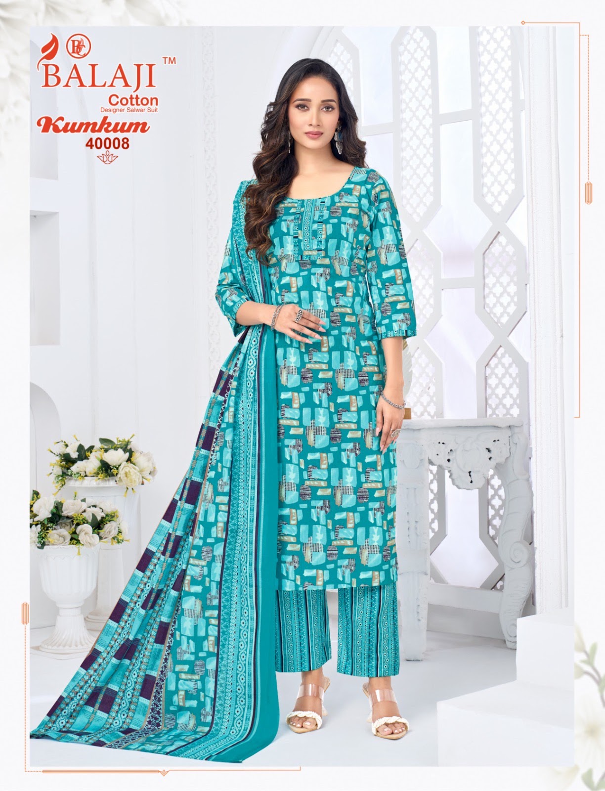 Kumkum Vol 40 Balaji Cotton Dress Material Wholesale Price