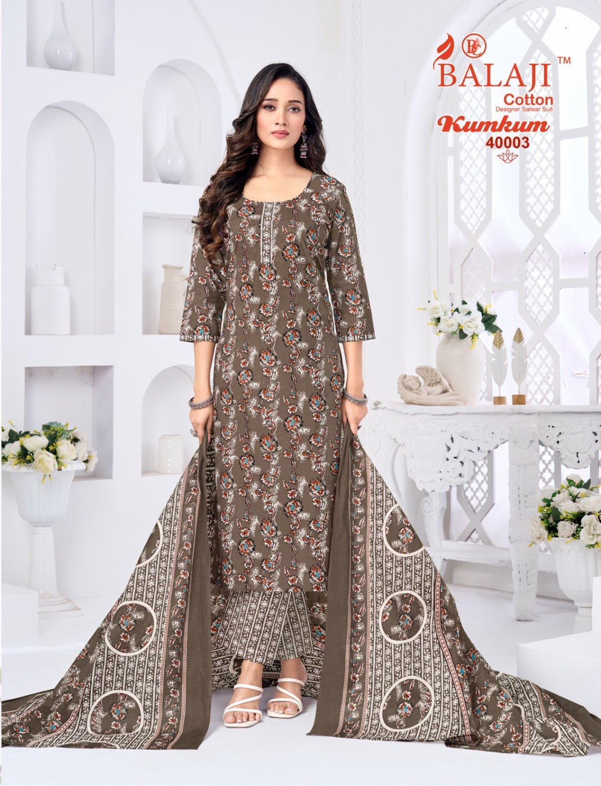 Kumkum Vol 40 Balaji Cotton Dress Material Wholesale Price