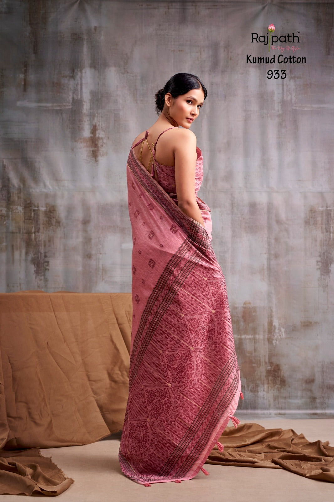 Kumud Rajpath Modal Cotton Sarees Exporter Ahmedabad