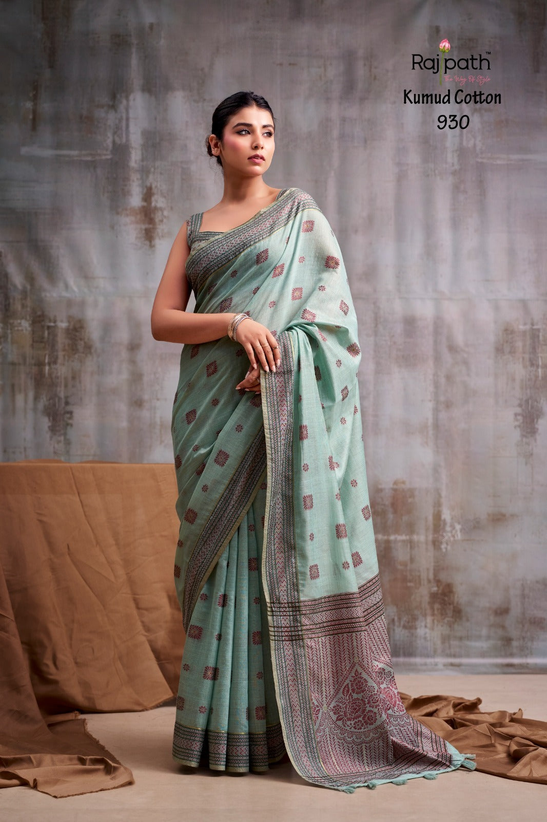 Kumud Rajpath Modal Cotton Sarees Exporter Ahmedabad