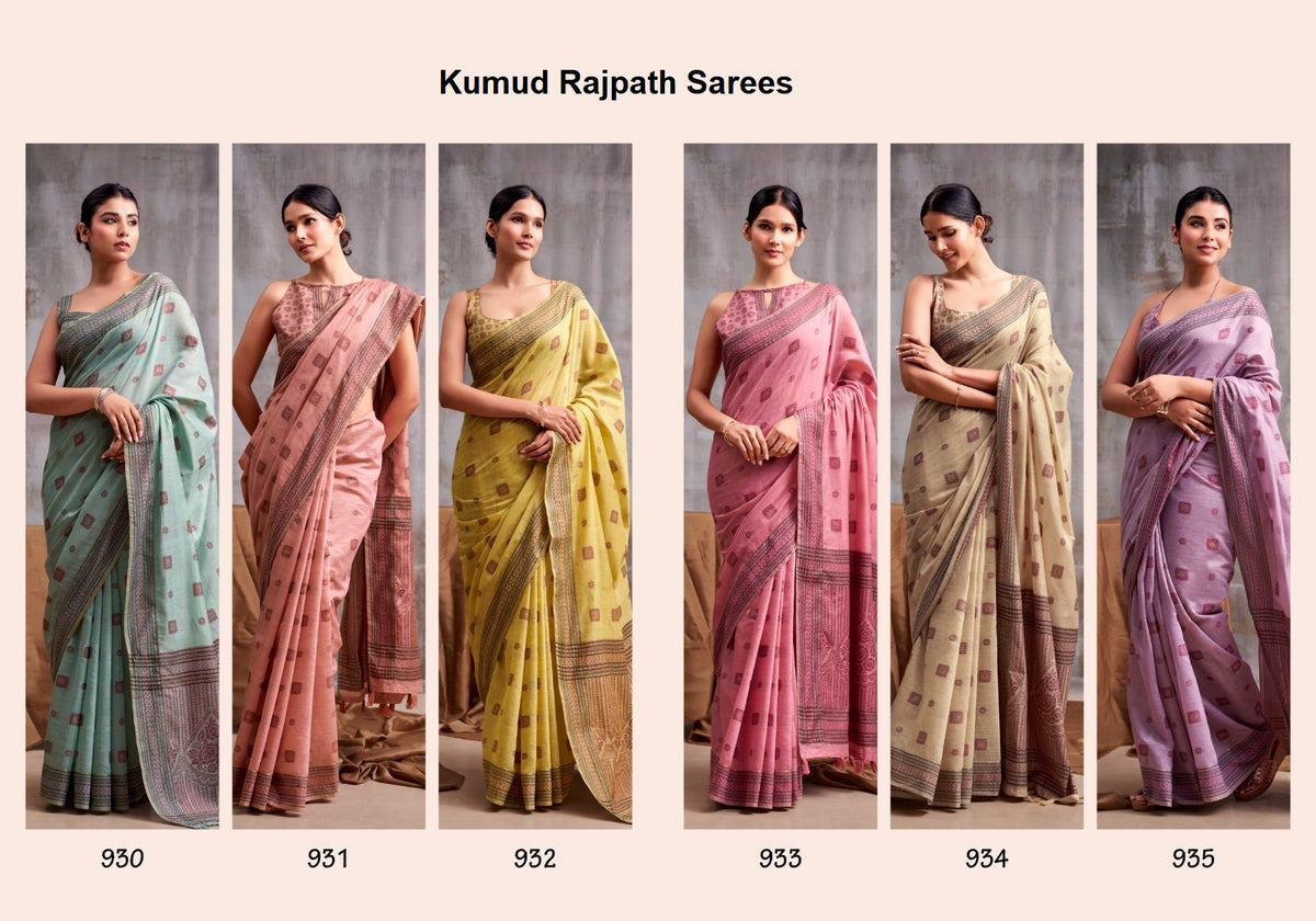 Kumud Rajpath Modal Cotton Sarees Exporter Ahmedabad