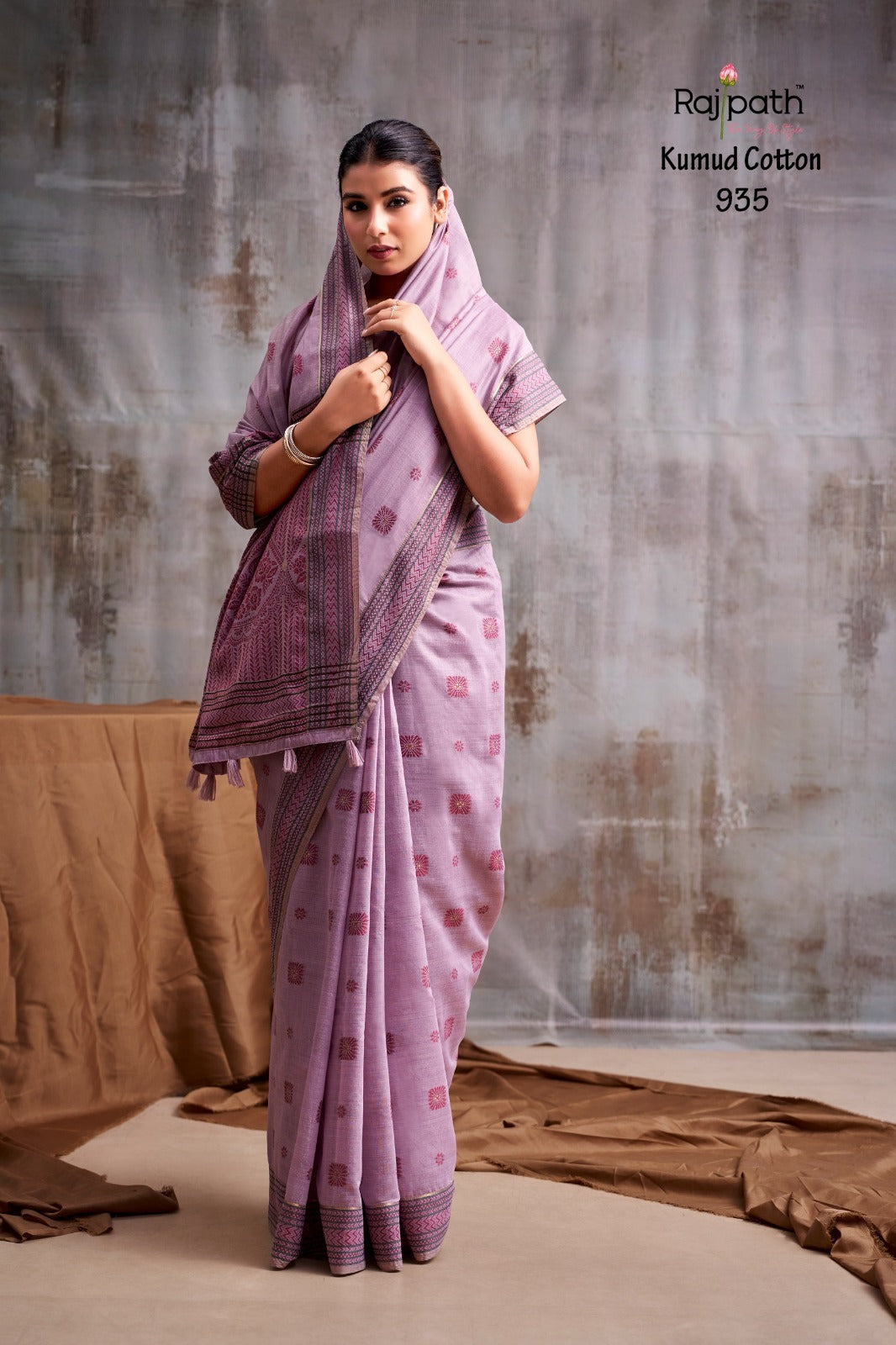 Kumud Rajpath Modal Cotton Sarees Exporter Ahmedabad