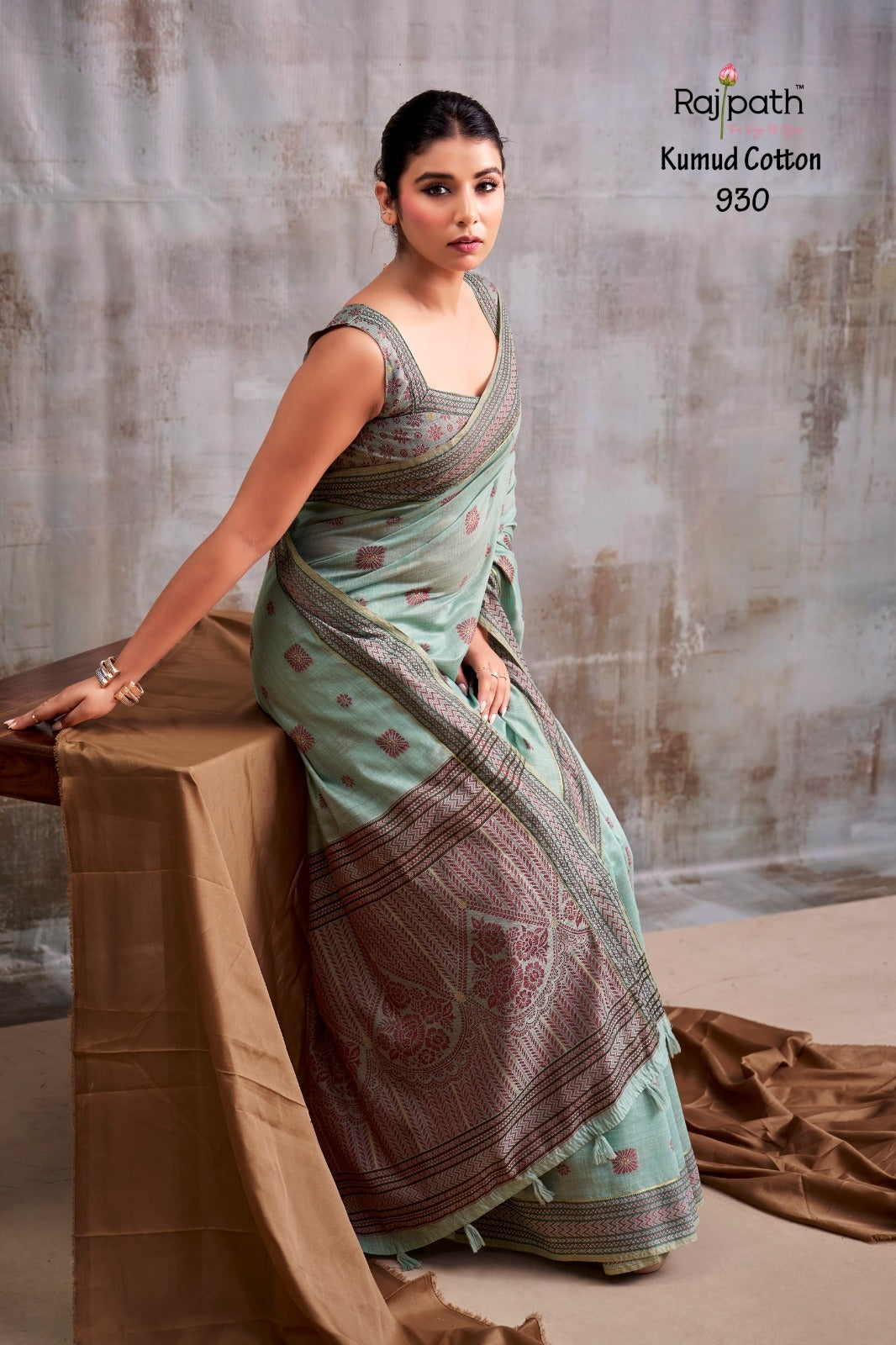 Kumud Rajpath Modal Cotton Sarees Exporter Ahmedabad