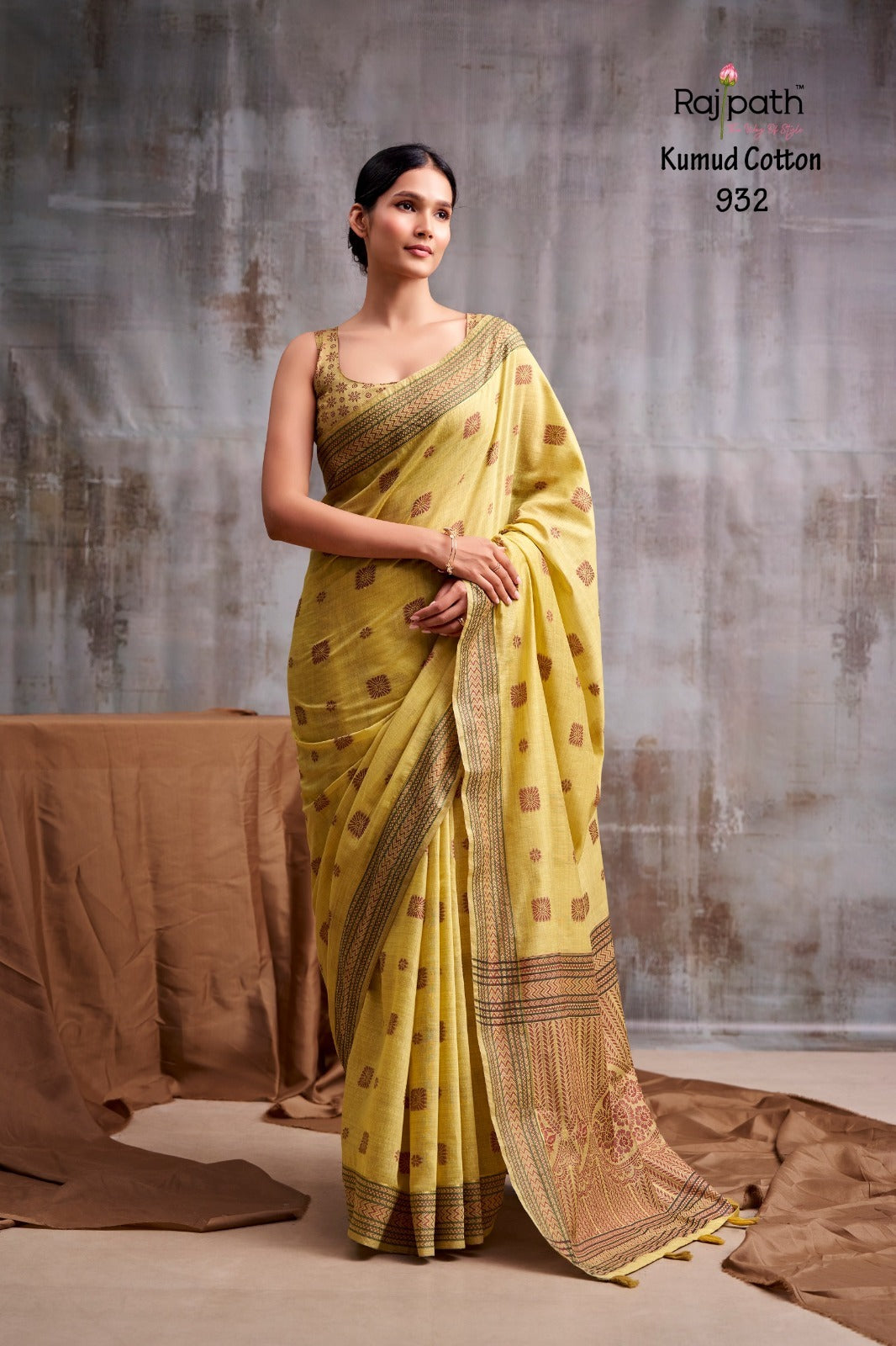 Kumud Rajpath Modal Cotton Sarees Exporter Ahmedabad