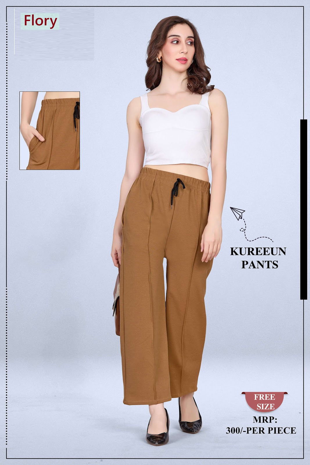 Kureeun Flory Women Pants Manufacturer Gujarat