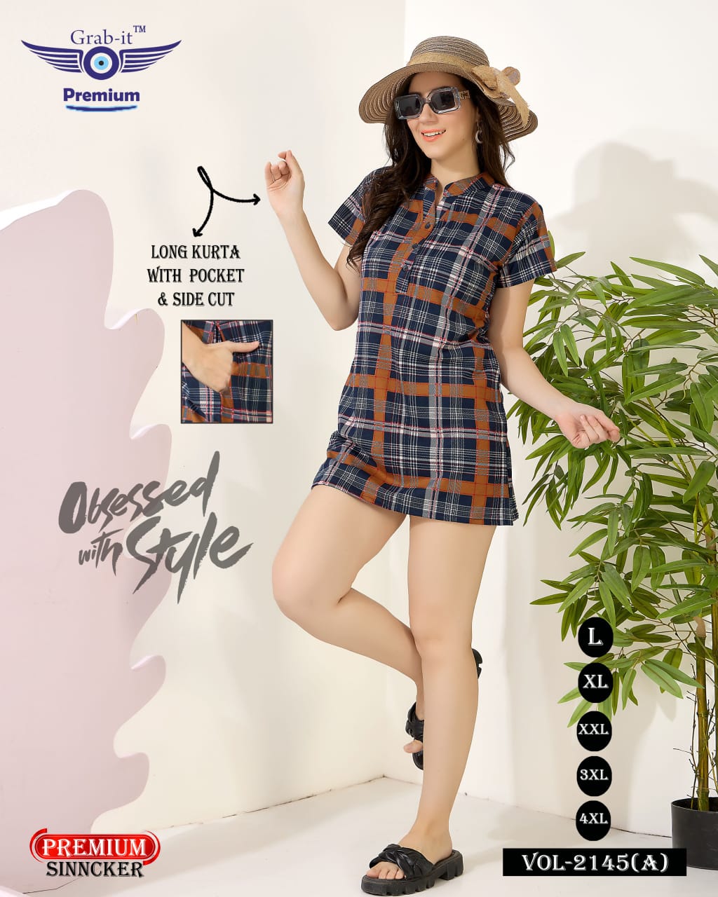 Kurta Style Vol 2145 A Grab It Sinker Women Long Tshirt Exporter