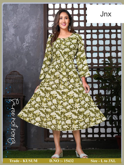Kusum Jnx Rayon Kurti With Pocket Wholesaler Ahmedabad