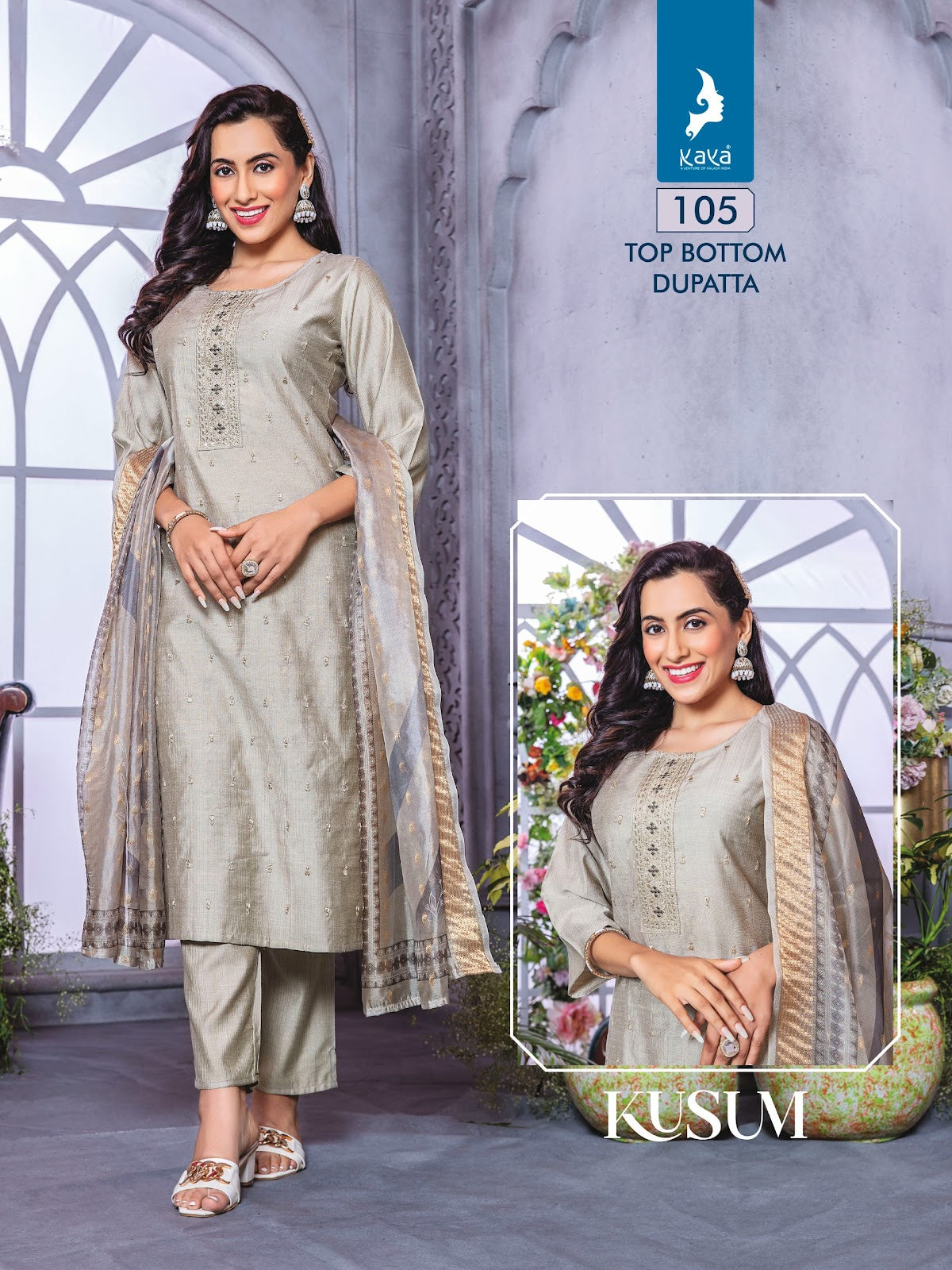 Kusum Kaya Vetican Readymade Pant Style Suits Supplier Gujarat