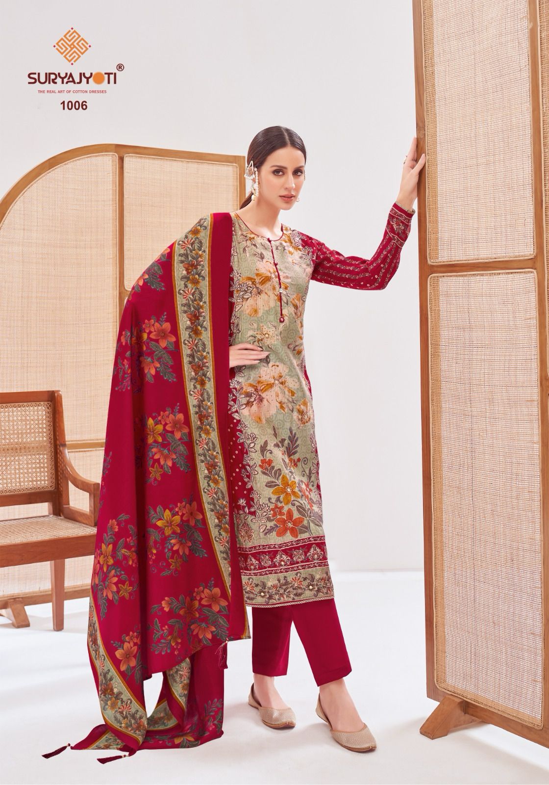 Kusum Vol 1 Suryajyoti Swarovski Pant Style Suits Wholesaler