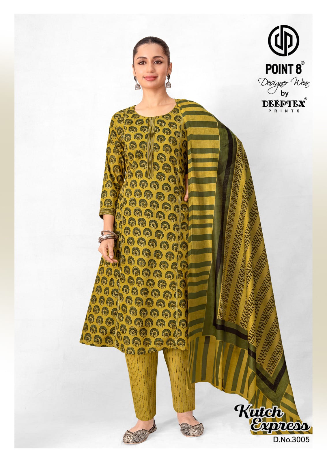 Kutch Express Vol 3 Point 8 Deeptex Prints Cotton Readymade Anarkali Suits Supplier