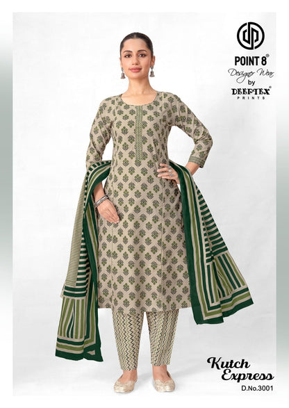 Kutch Express Vol 3 Point 8 Deeptex Prints Cotton Readymade Anarkali Suits Supplier