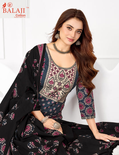 Kutch Queen Vol 2 Balaji Readymade Cotton Pant Suits Supplier Gujarat