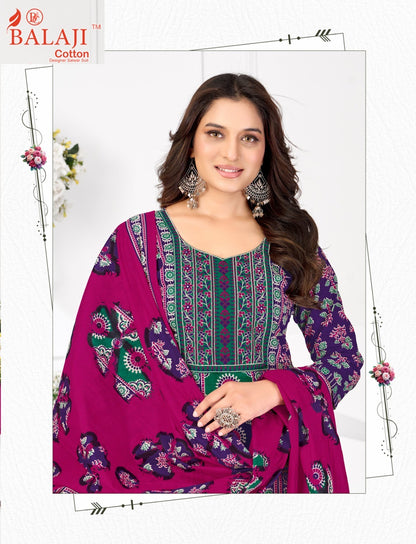 Kutch Queen Vol 2 Balaji Readymade Cotton Pant Suits Supplier Gujarat