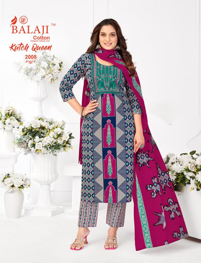 Kutch Queen Vol 2 Balaji Readymade Cotton Pant Suits Supplier Gujarat