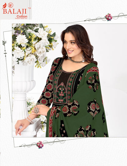 Kutch Queen Vol 2 Balaji Readymade Cotton Pant Suits Supplier Gujarat