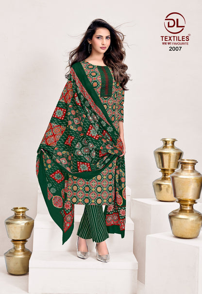Kutchi Ajrakh Vol 2 Dl Readymade Cotton Pant Suits Supplier India