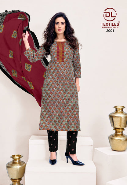 Kutchi Ajrakh Vol 2 Dl Readymade Cotton Pant Suits Supplier India