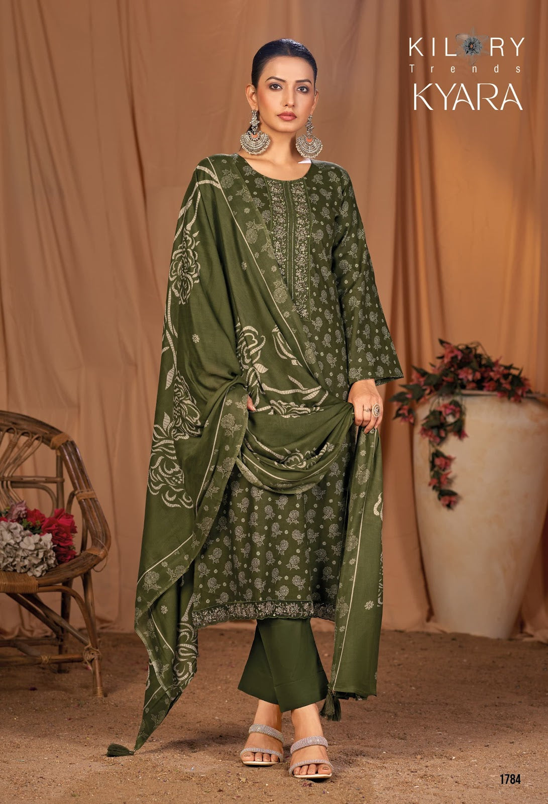 Kyara Kilory Pure Jam Pant Style Suits Exporter Gujarat