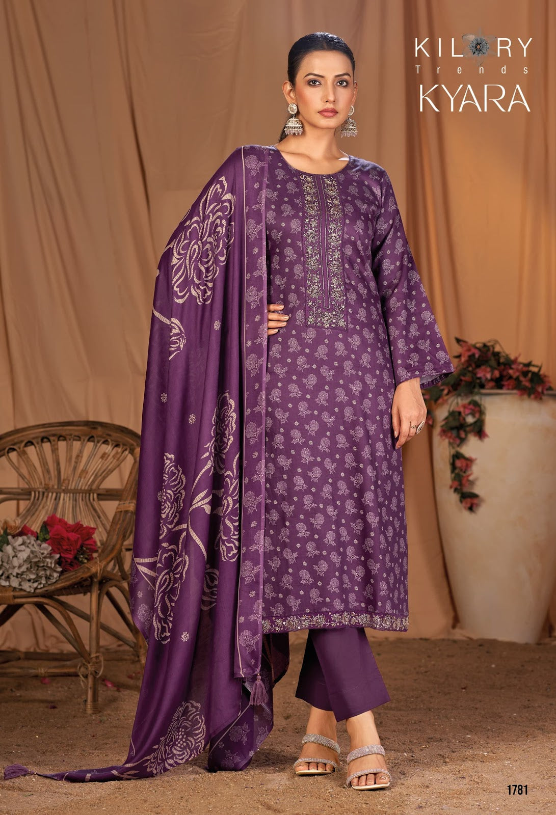 Kyara Kilory Pure Jam Pant Style Suits Exporter Gujarat