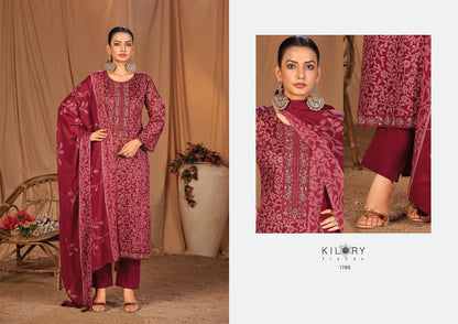 Kyara Kilory Pure Jam Pant Style Suits Exporter Gujarat